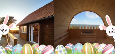 Påske tilbud - luksus hytte med sauna